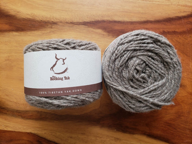 100% Yak Yarn, Gray - Firebird Farms