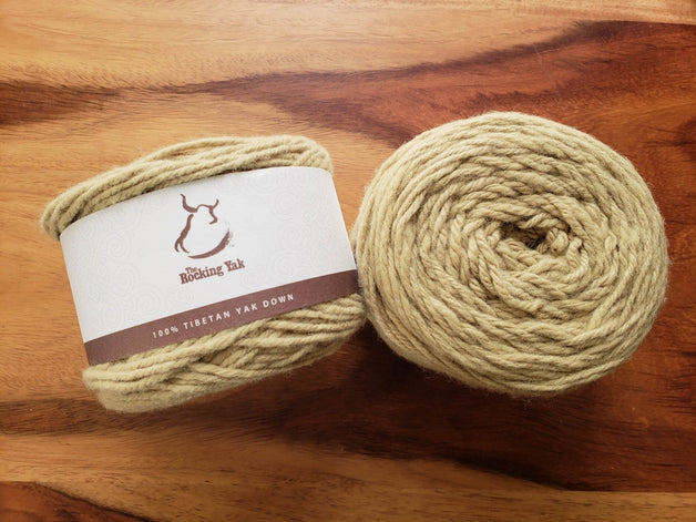 100% Yak Yarn, Light Lime Green - Firebird Farms
