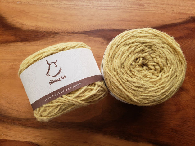 100% Yak Yarn, Natural Gold - Firebird Farms
