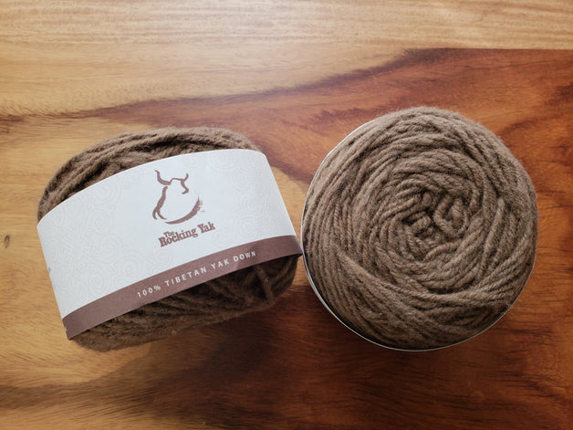 100% Yak Yarn, Walnut - Firebird Farms