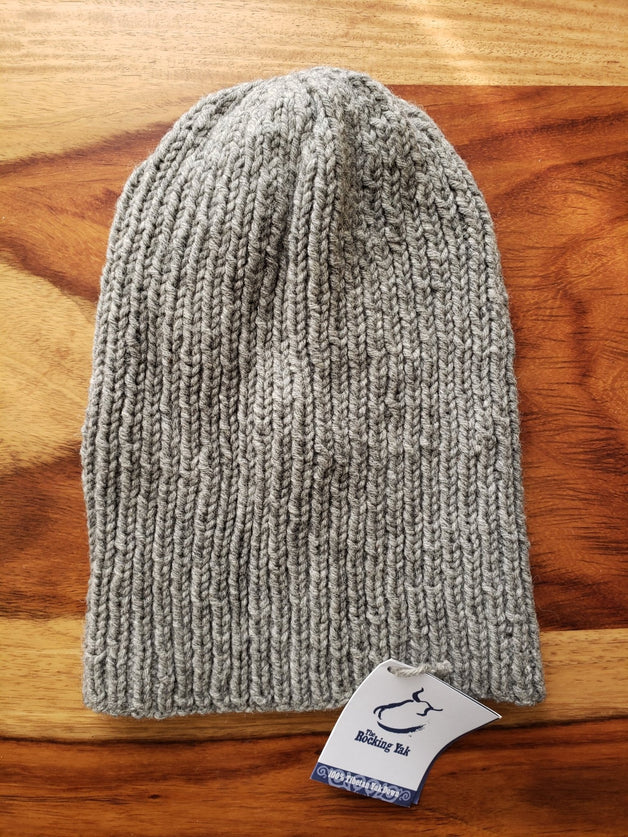 Gray Slouchy Beanie