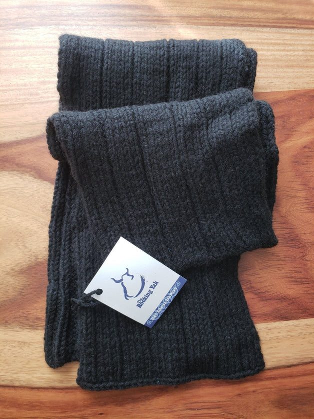 Men's Black Scarf